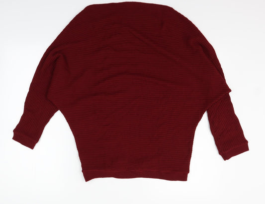 vanilla inc Womens Red Pullover Jumper Size M