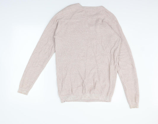 Peacocks Womens Beige Pullover Jumper Size M