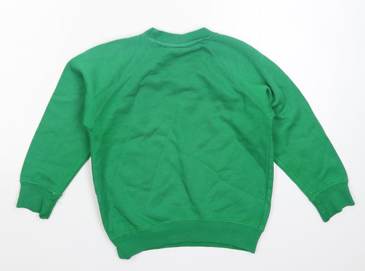 Preworn Boys Green Pullover Sweatshirt Size S