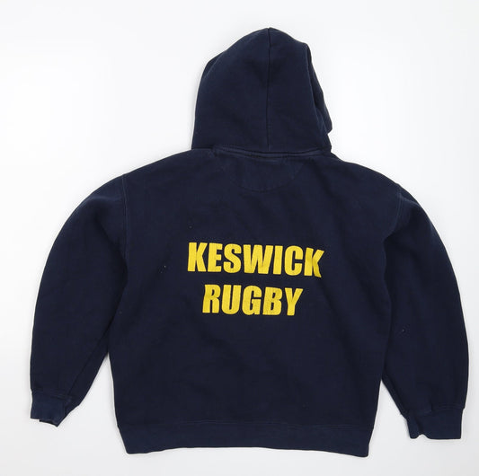 Raging Bull Mens Blue Pullover Hoodie Size S