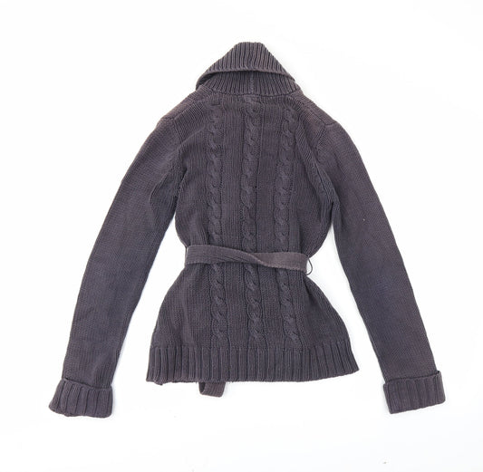 NEXT Womens Grey Wrap Jumper Size XS