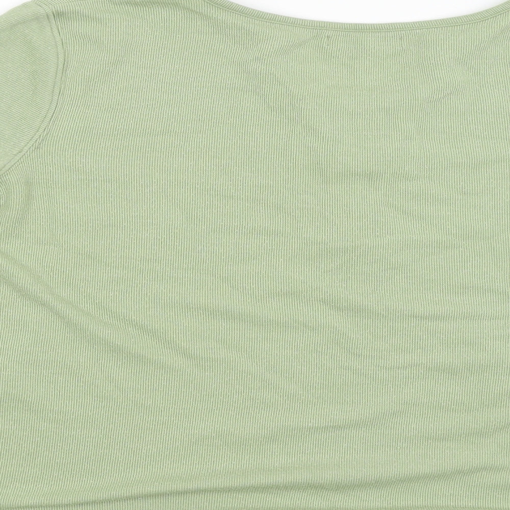 BM Womens Green Pullover Jumper Size M