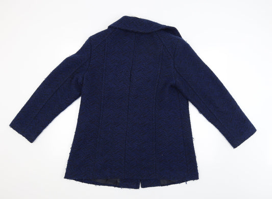 lsle Womens Blue Jacket Coat Size 16