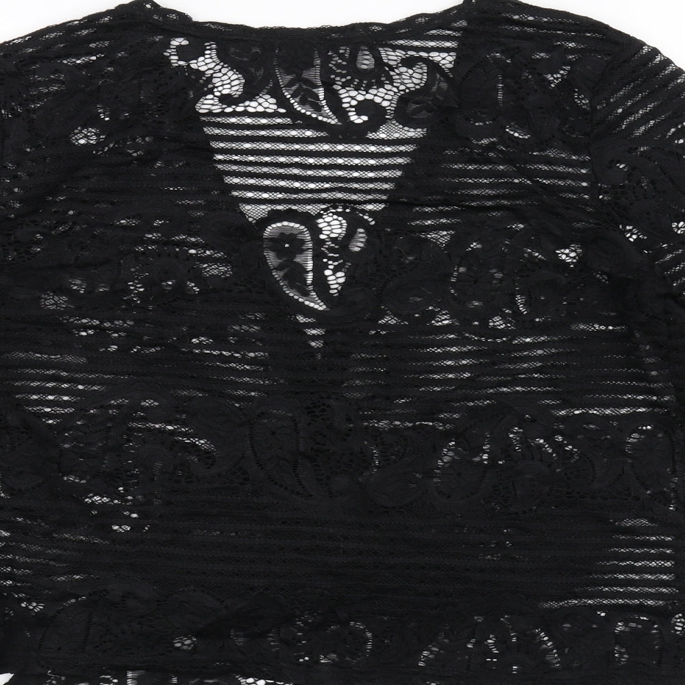 casamia Womens Black Cardigan Jumper Size M