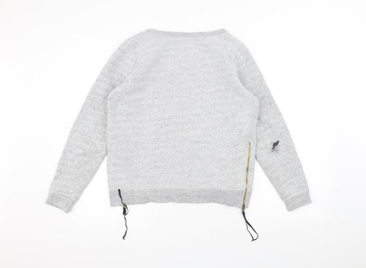 Selected Womens Grey Pullover Jumper Size M