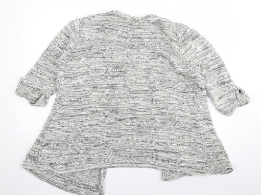 geirge Womens Grey Cardigan Jumper Size 8
