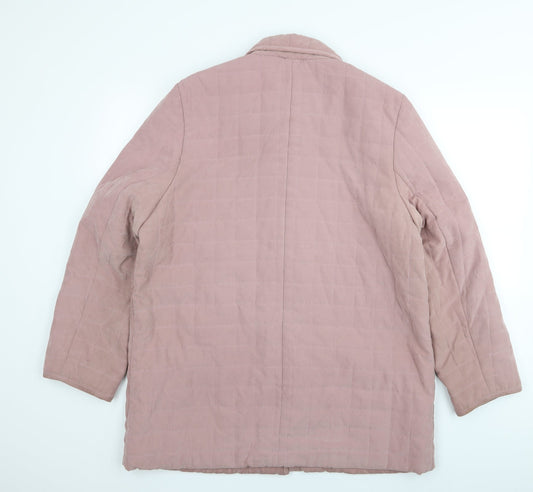 Preworn Womens Pink Jacket Size 16