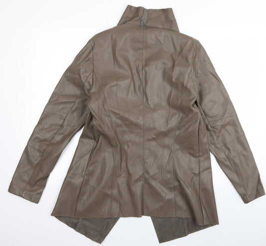 Preworn Womens Brown Jacket Size 14