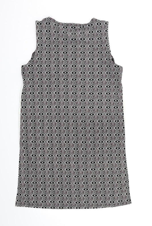 NEXT Womens Multicoloured Geometric Shift Size 12