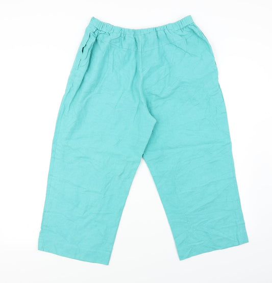 Penny Plain Womens Blue Trousers Size 14 L20 in