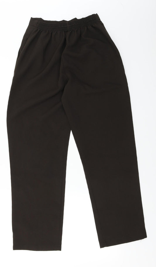 Preworn Womens Brown Capri Trousers Size 12 L25 in
