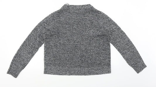 Divided Womens Black Pullover Jumper Size M