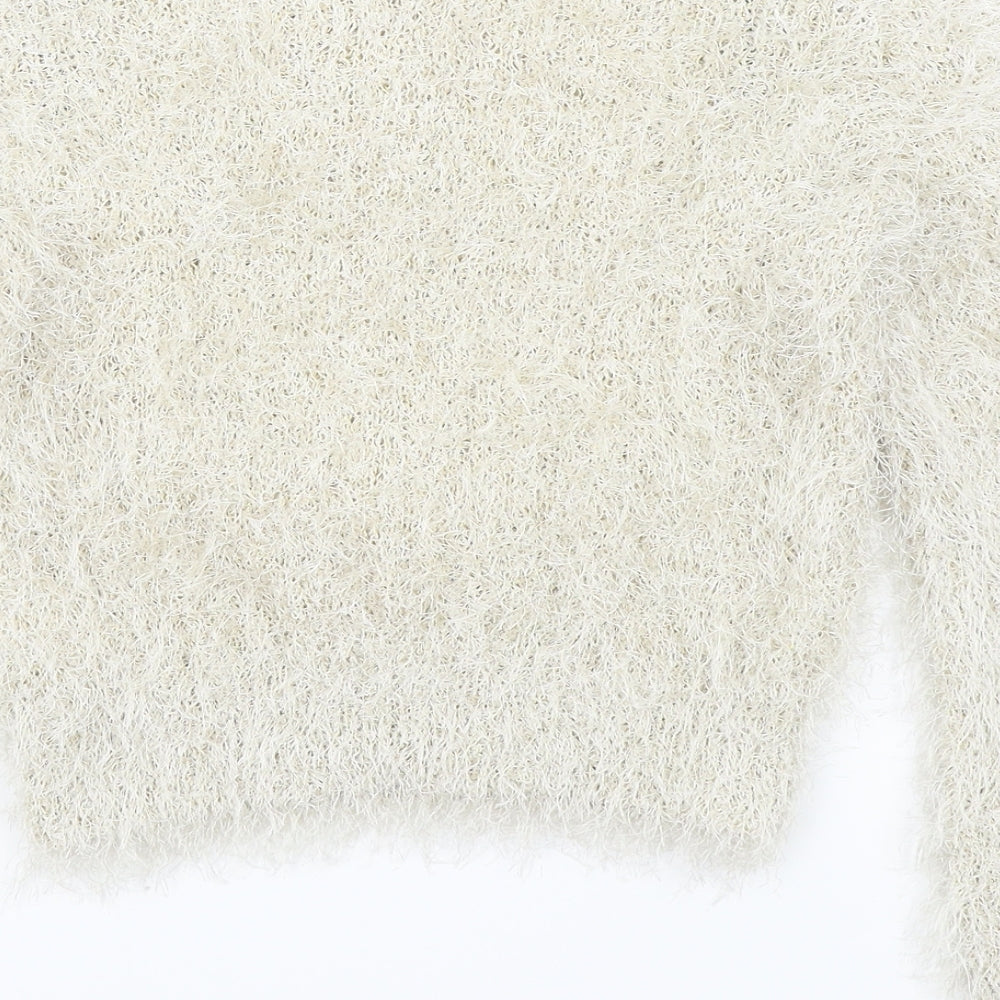 Divided Womens Beige Pullover Jumper Size 10