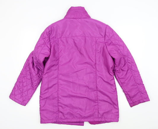 Preworn Womens Purple Jacket Size 12