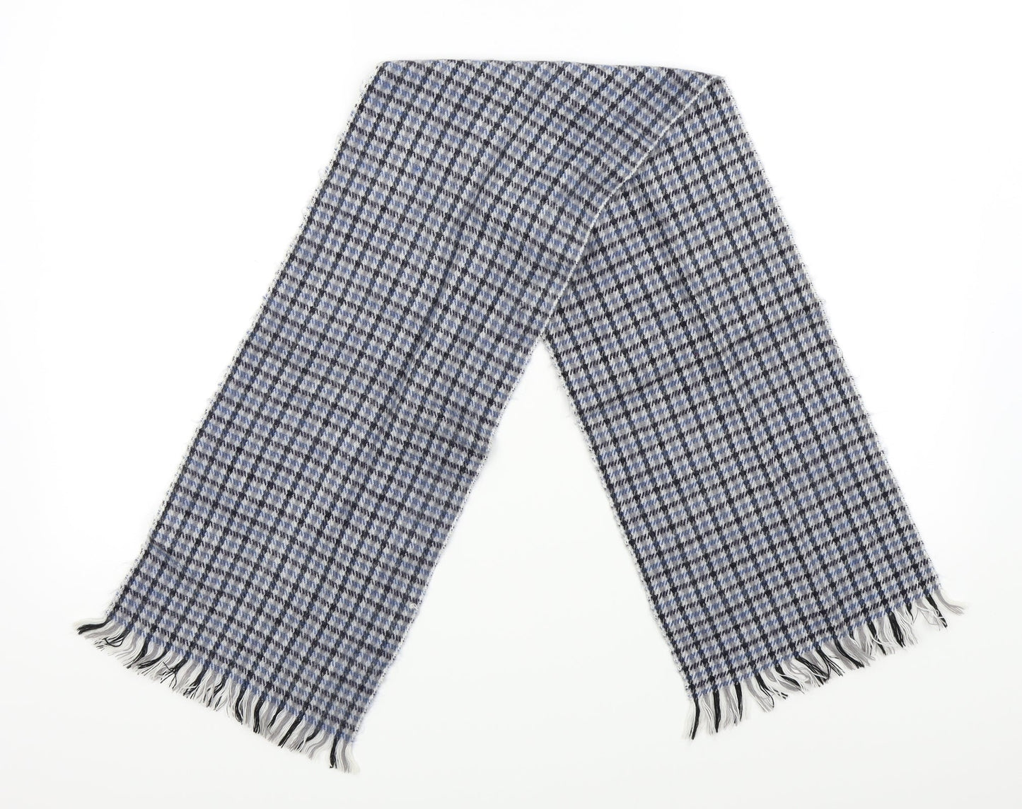 Preworn Unisex Blue Scarf One Size