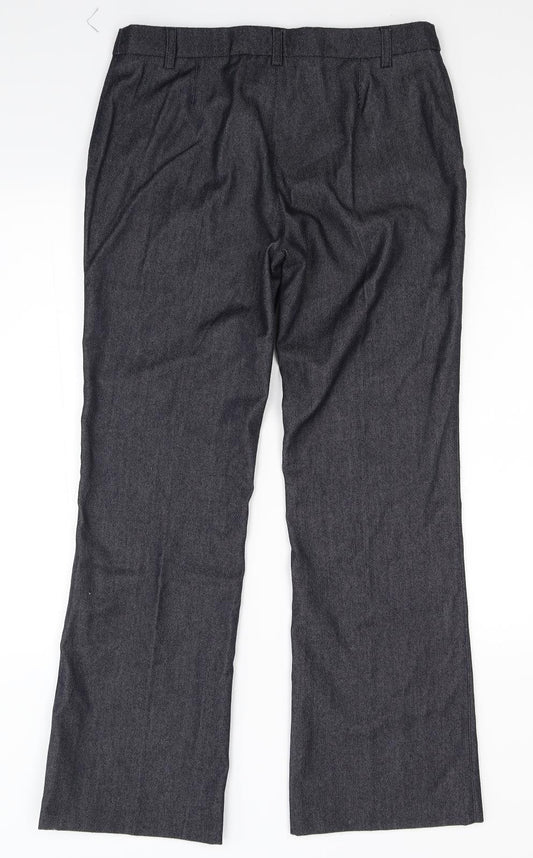 MNG Womens Blue Denim Trousers Size 12
