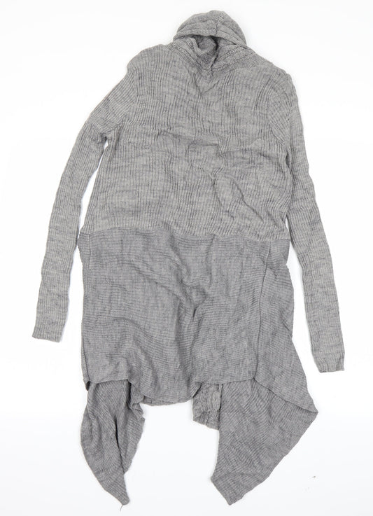 New Look Womens Grey Cardigan Jumper Size M