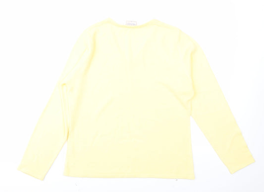 Mackays Womens Yellow Knit Pullover Jumper Size L