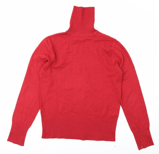Filati Womens Red Pullover Jumper Size M