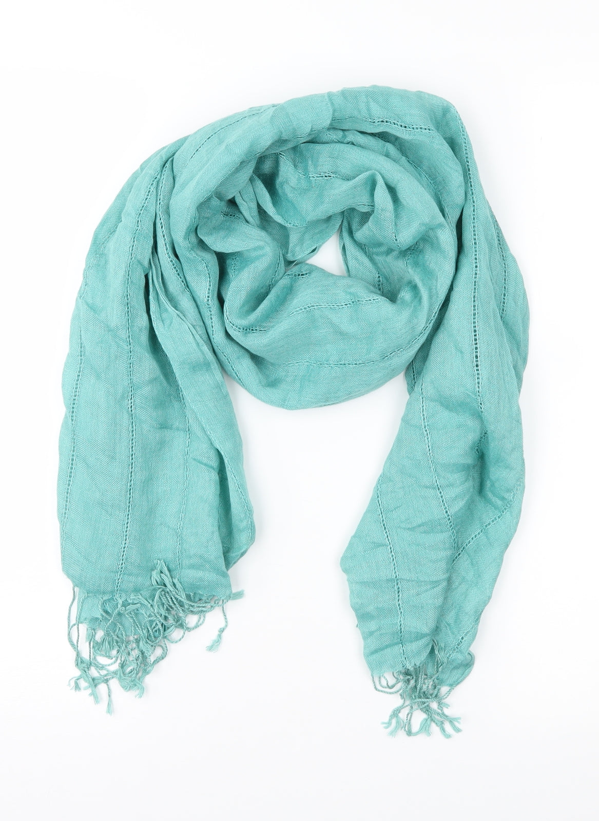 Preworn Womens Green Scarf
