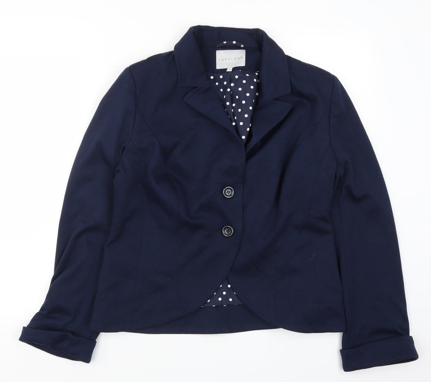 Lakeland Womens Blue Jacket Suit Jacket Size 14