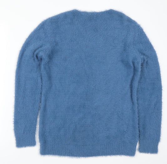 Boux Avenue Womens Blue Pullover Jumper Size 12