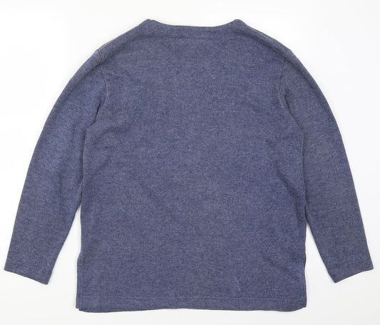 In Style Mens Blue Pullover Sweatshirt Size S