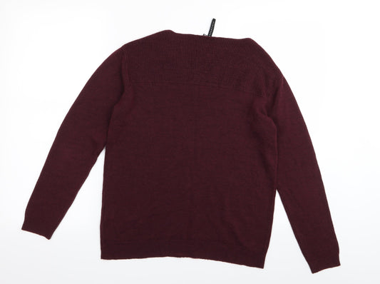 Essentials Womens Red Pullover Jumper Size 10