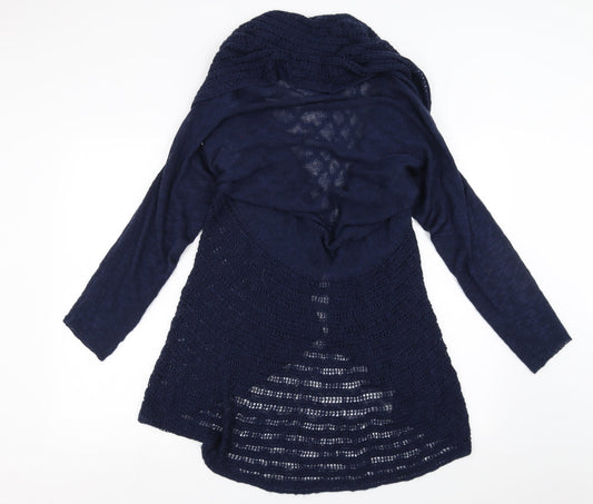 CASAMIA Womens Blue Cardigan Jumper Size M