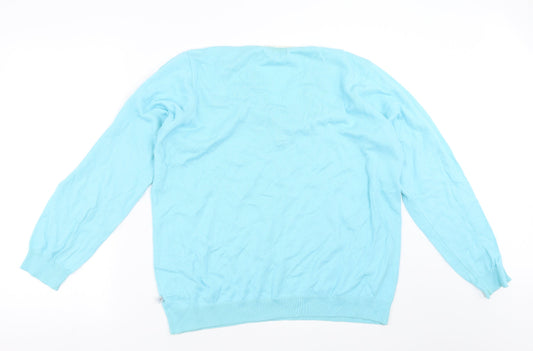 One Up Golf Womens Blue Pullover Jumper Size XL