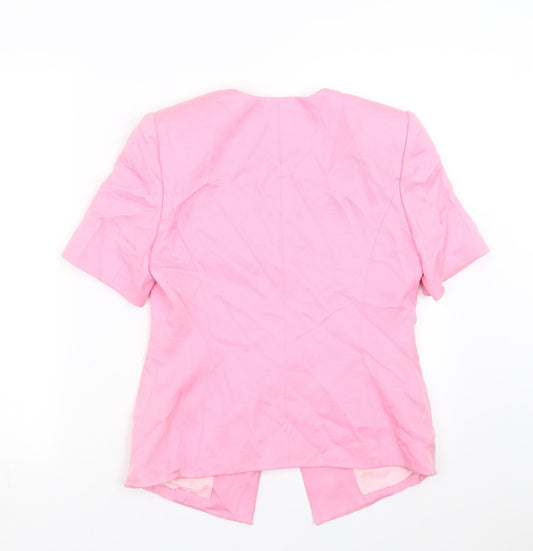 Country Casuals Womens Pink Jacket Suit Jacket Size 8