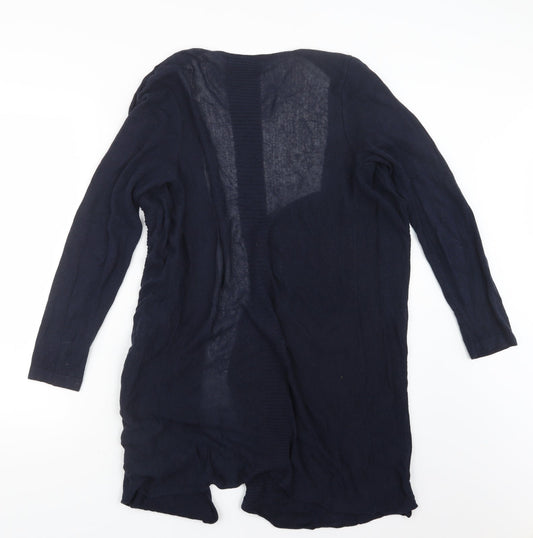 89th & Madison Womens Blue Knit Cardigan Jumper Size S