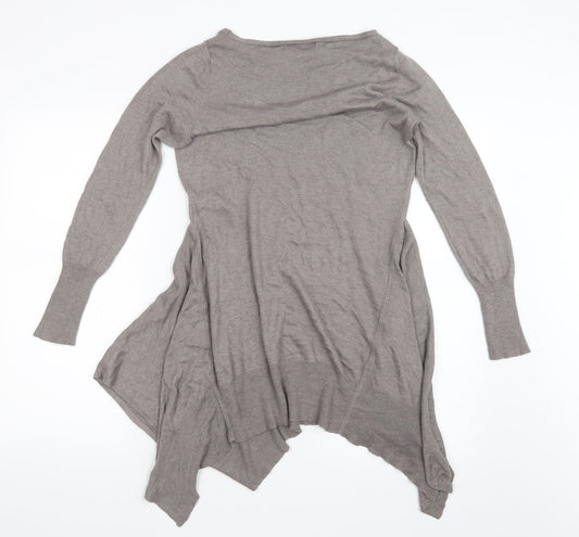 Marks and Spencer Womens Brown Knit Pullover Jumper Size 8