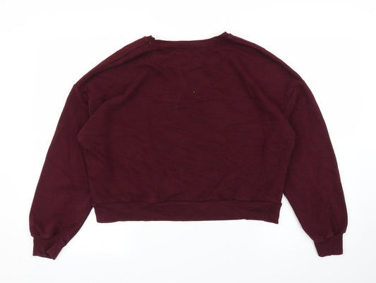New Look Womens Purple Pullover Jumper Size 12
