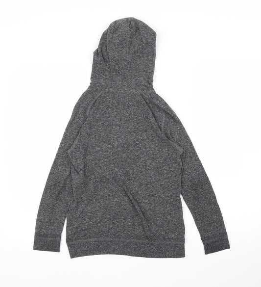 M&S Girls Grey Pullover Hoodie Size 9-10 Years
