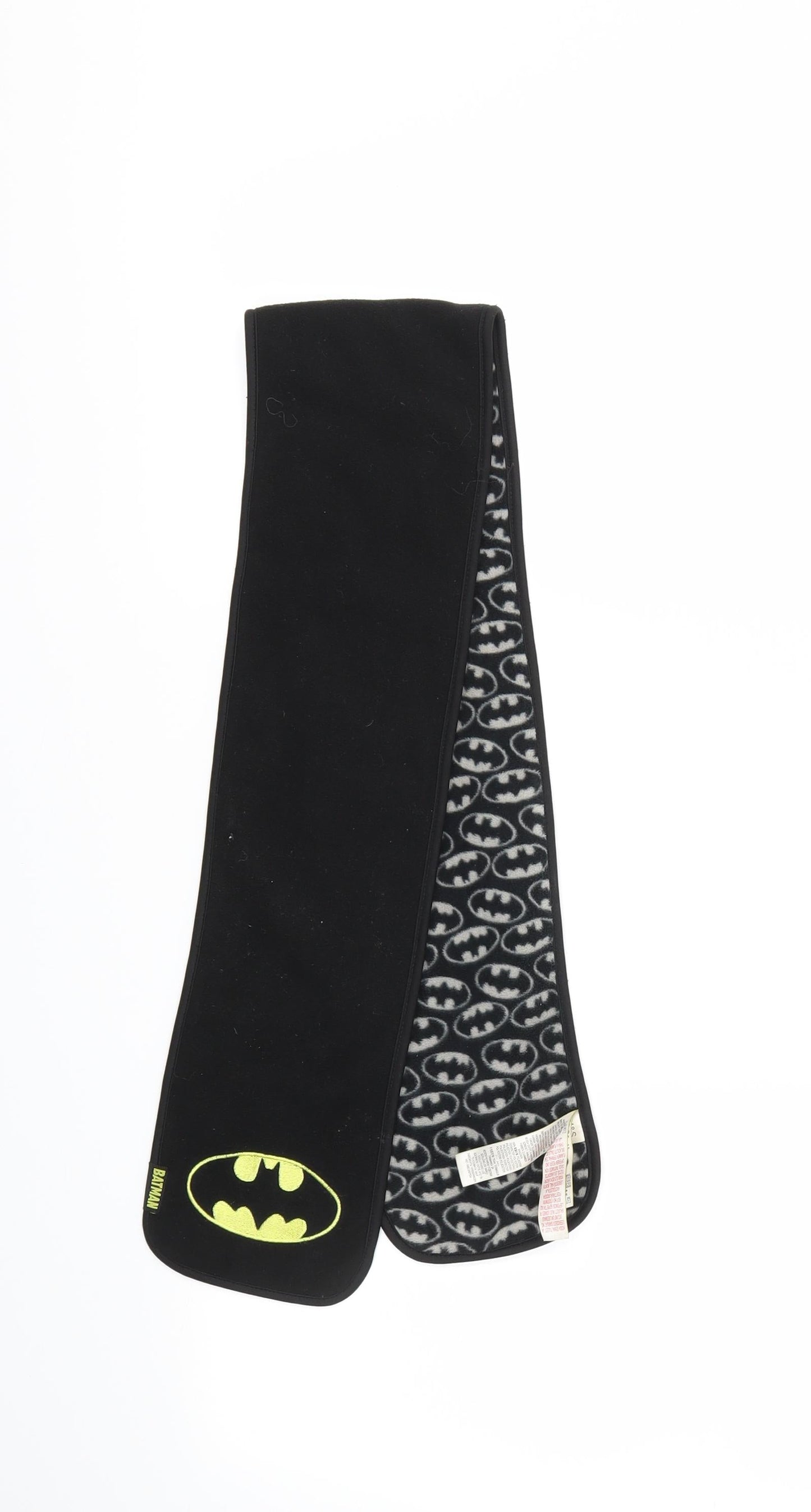 M&S Black Animal Print Scarf Size Regular