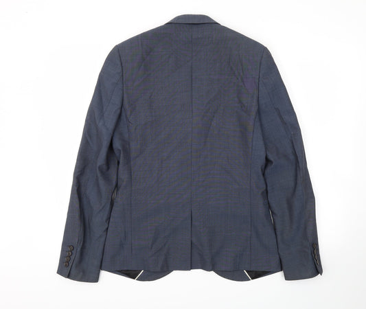 Topman Mens Blue Jacket Blazer Size 36