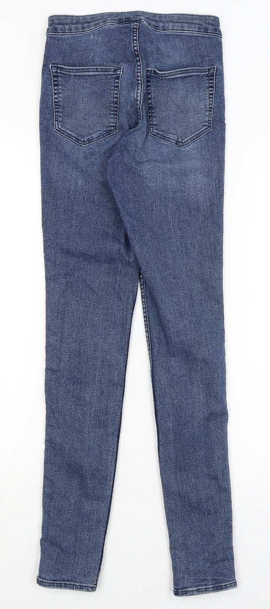 Divided Womens Blue Skinny Jeans Size 6 L29 in