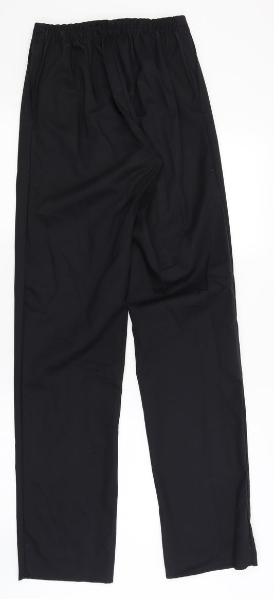 Meltemi Womens Black Trousers Size 8 L33.5 in