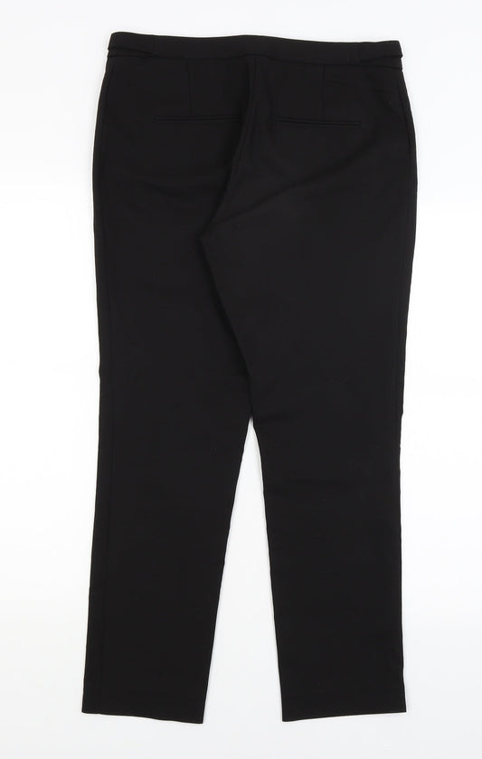 H&M Womens Black Dress Pants Trousers Size 12 L27 in