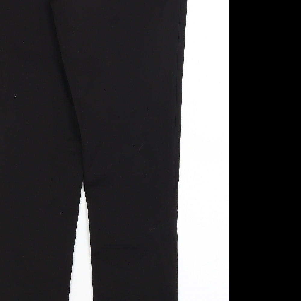 H&M Womens Black Dress Pants Trousers Size 12 L27 in