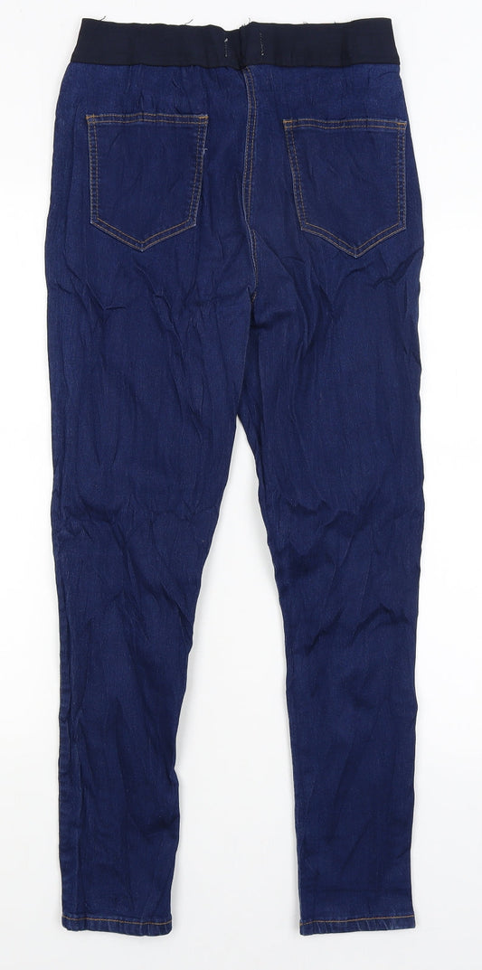 Arista Womens Blue Skinny Jeans Size 14 L25.5 in