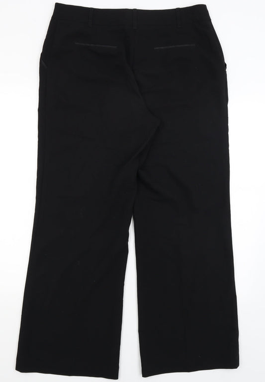 NEXT Womens Black Dress Pants Trousers Size 14 L30 in