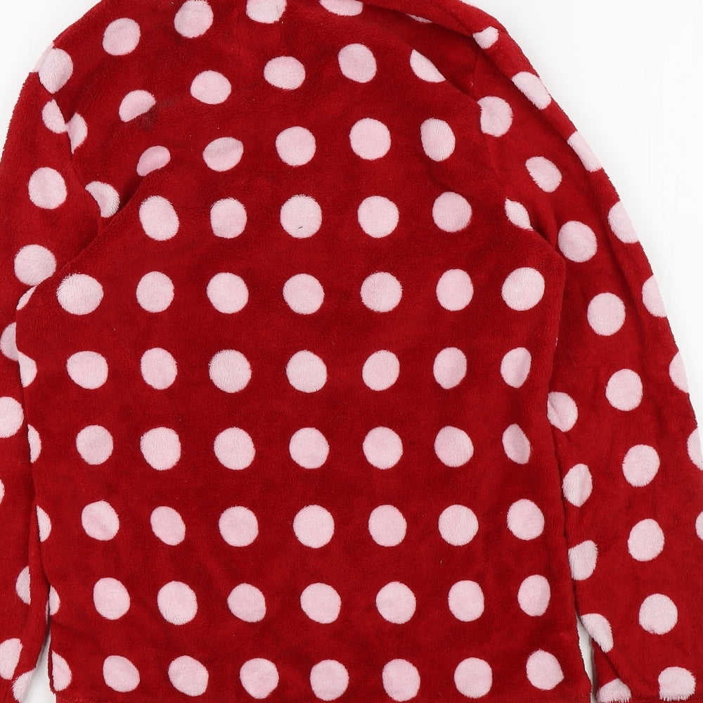 Primark Womens Red Polka Dot Top Pyjama Top - Disney Minnie Mouse