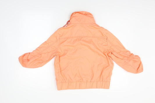 New Look Womens Orange Jacket Coat Size 8
