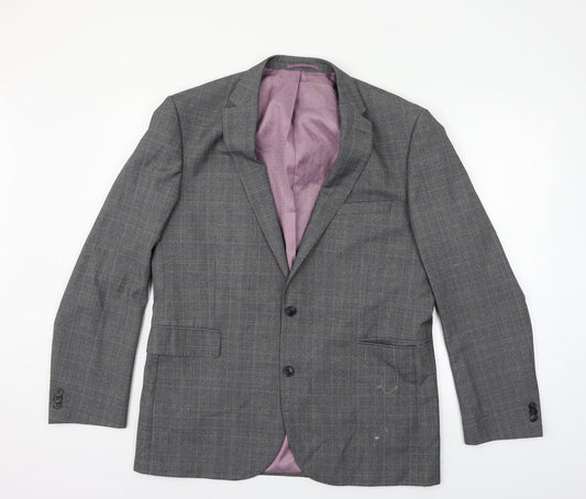 Matalan Mens Grey Jacket Blazer Size 42