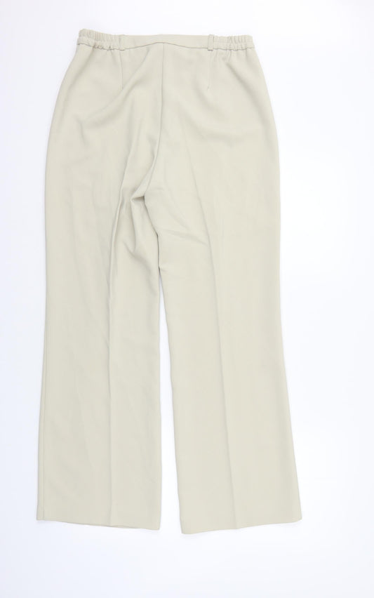 Classics Womens Beige Sweatpants Trousers Size 14 L28 in - washable marks