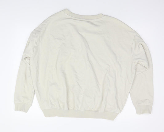 H&M Womens Silver Pullover Jumper Size M
