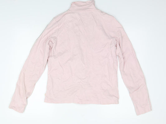 Elizabeth Emanuel Womens Pink Full Zip Jumper Size L