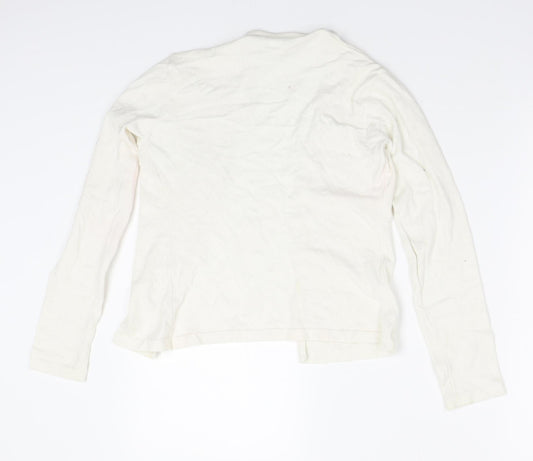 bette paige Girls White Cardigan Jumper Size S